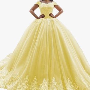 Sweet 16th princess Belle dress.